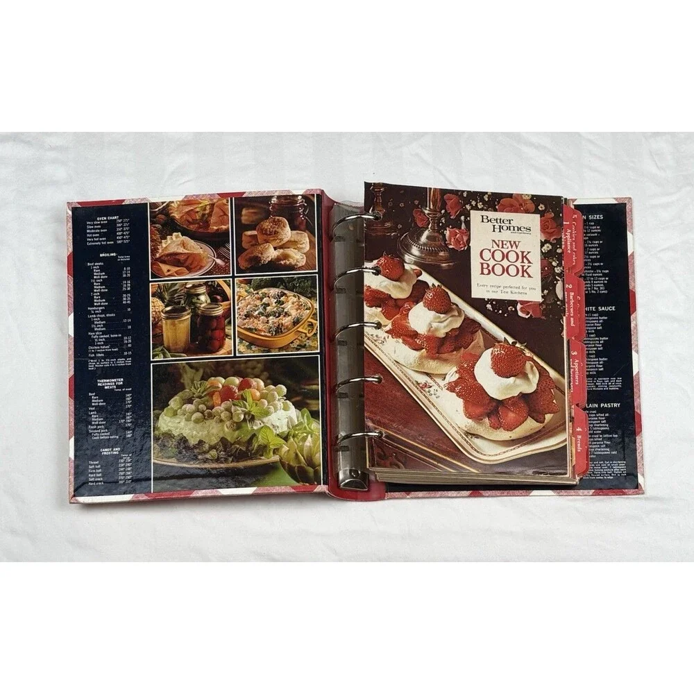 VTG 1976 Better Homes and Gardens New Cookbook 3rd Printing 5 Ring Binder